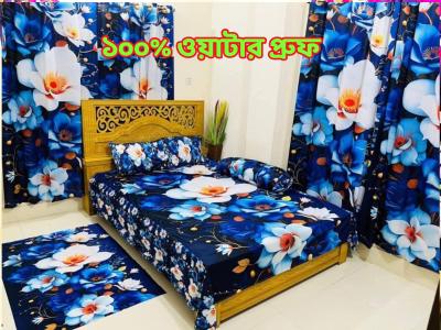 3D ১০০% ওয়াটার প্রুফ প্রিমিয়াম বেডশীট